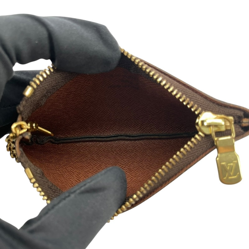 ルイ・ヴィトン LOUIS VUITTON ポシェット･クレ M62650 ブラウン モノグラムキャンバス レディース カードケース