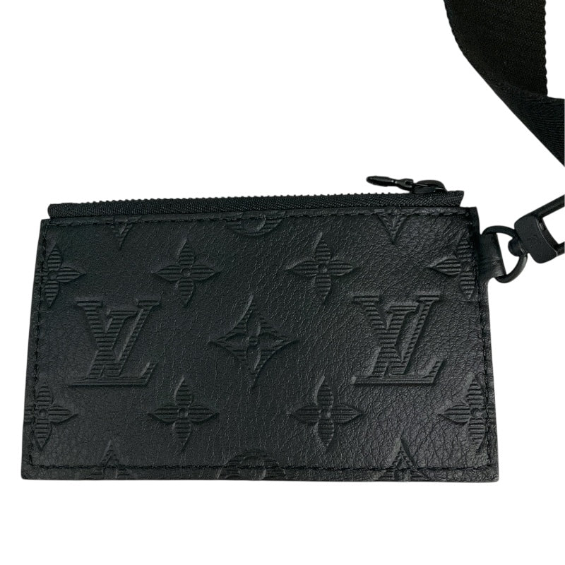 ルイ・ヴィトン LOUIS VUITTON ガストン・ウェアラブルウォレット M81115 ブラック モノグラム・シャドウ メンズ ショルダーバッグ