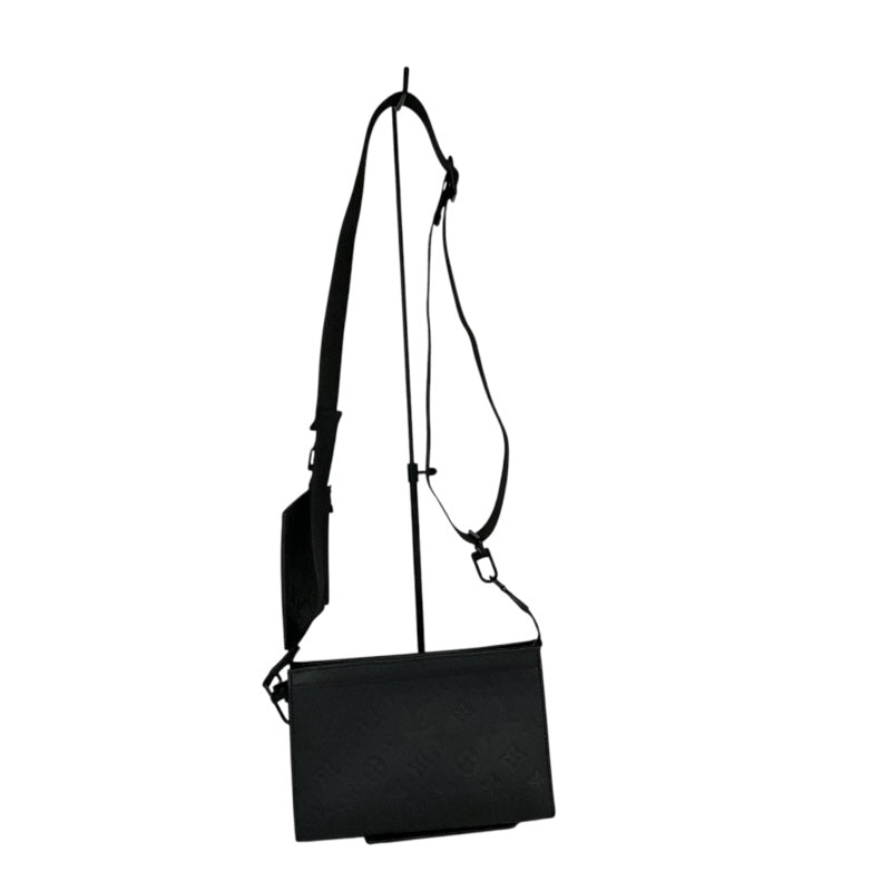 ルイ・ヴィトン LOUIS VUITTON ガストン・ウェアラブルウォレット M81115 ブラック モノグラム・シャドウ メンズ ショルダーバッグ