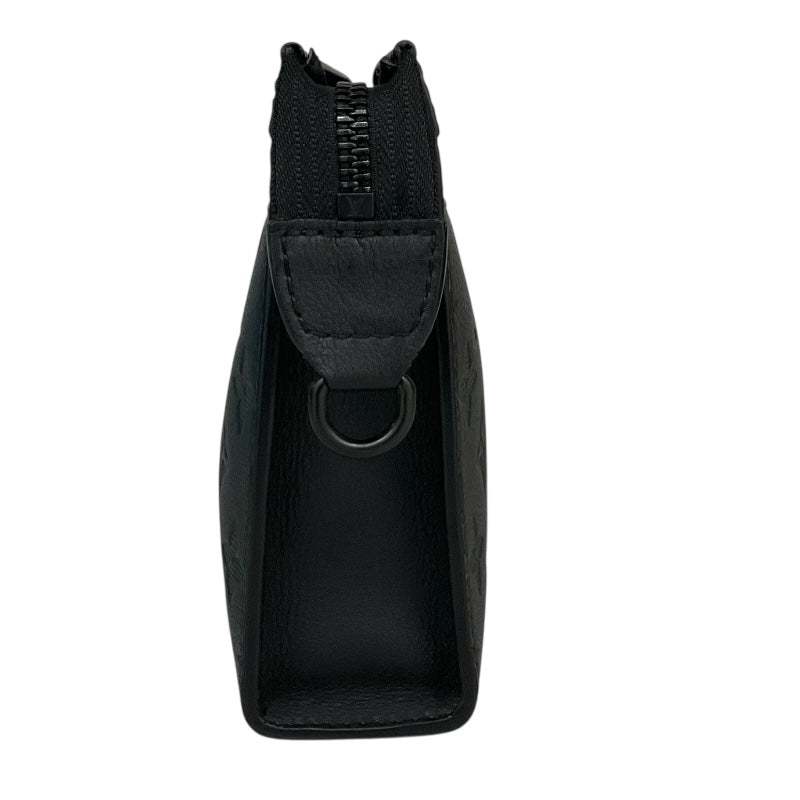 ルイ・ヴィトン LOUIS VUITTON ガストン・ウェアラブルウォレット M81115 ブラック モノグラム・シャドウ メンズ ショルダーバッグ