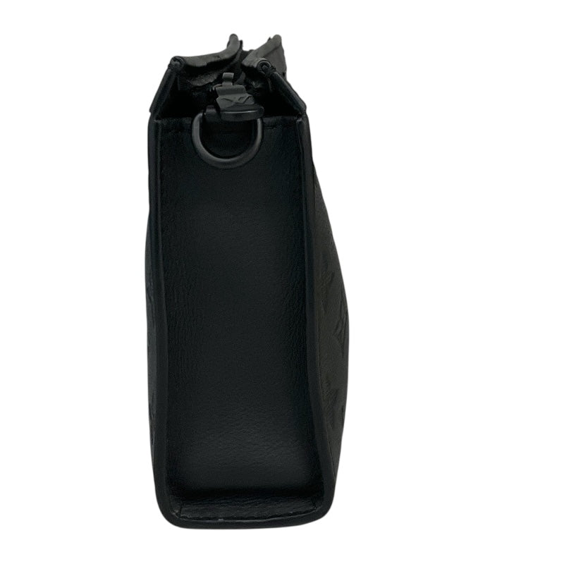ルイ・ヴィトン LOUIS VUITTON ガストン・ウェアラブルウォレット M81115 ブラック モノグラム・シャドウ メンズ ショルダーバッグ