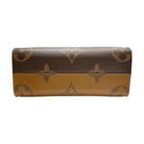 ルイ・ヴィトン LOUIS VUITTON オンザゴーPM M46373 ブラウン モノグラム・ジャイアント・リバース レディース ハンドバッグ