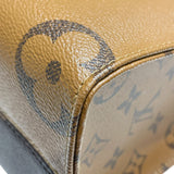 ルイ・ヴィトン LOUIS VUITTON オンザゴーPM M46373 ブラウン モノグラム・ジャイアント・リバース レディース ハンドバッグ