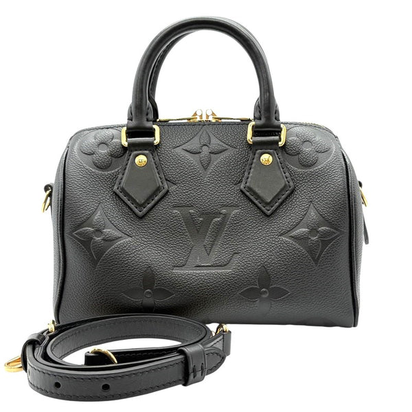 ルイ・ヴィトン LOUIS VUITTON スピーディ・バンドリエール20 M58953 ブラック モノグラム・アンプラント レザー レディース ハンドバッグ