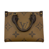 ルイ・ヴィトン LOUIS VUITTON オンザゴーBB M46839 モノグラムジャイアントリバース PVC レディース ハンドバッグ