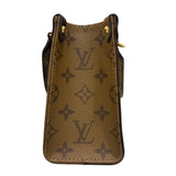 ルイ・ヴィトン LOUIS VUITTON オンザゴーBB M46839 モノグラムジャイアントリバース PVC レディース ハンドバッグ