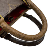 ルイ・ヴィトン LOUIS VUITTON オンザゴーBB M46839 モノグラムジャイアントリバース PVC レディース ハンドバッグ