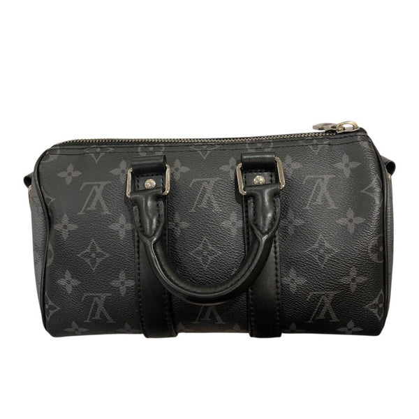 ルイ・ヴィトン LOUIS VUITTON キーポル・バンドリエール25 M46271 ブラック モノグラム・エクリプス・リバース メンズ ショルダーバッグ