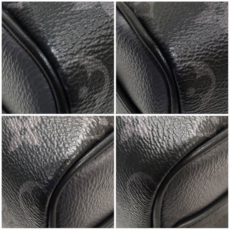 ルイ・ヴィトン LOUIS VUITTON キーポル・バンドリエール25 M46271 ブラック モノグラム・エクリプス・リバース メンズ ショルダーバッグ