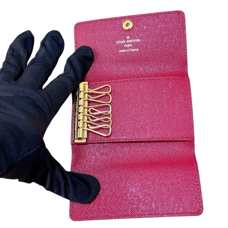 ルイ・ヴィトン LOUIS VUITTON ミュルティクレ6 M60701 ブラウン ゴールド金具 モノグラム レディース キーケース