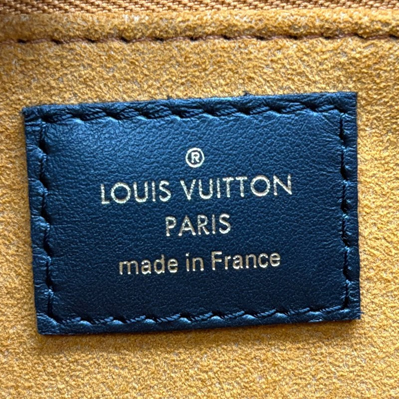 ルイ・ヴィトン LOUIS VUITTON オンザゴーMM M45595 ブラック モノグラム・アンプラントレザー ユニセックス トートバッグ