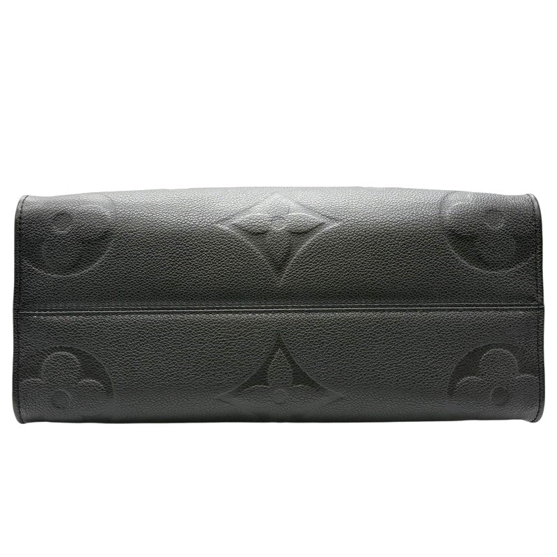 ルイ・ヴィトン LOUIS VUITTON オンザゴーMM M45595 ブラック モノグラム・アンプラントレザー ユニセックス トートバッグ