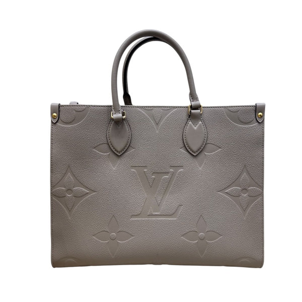 ルイ・ヴィトン LOUIS VUITTON オンザゴーMM M45607 モノグラム アンプラント レザー レディース ハンドバッグ