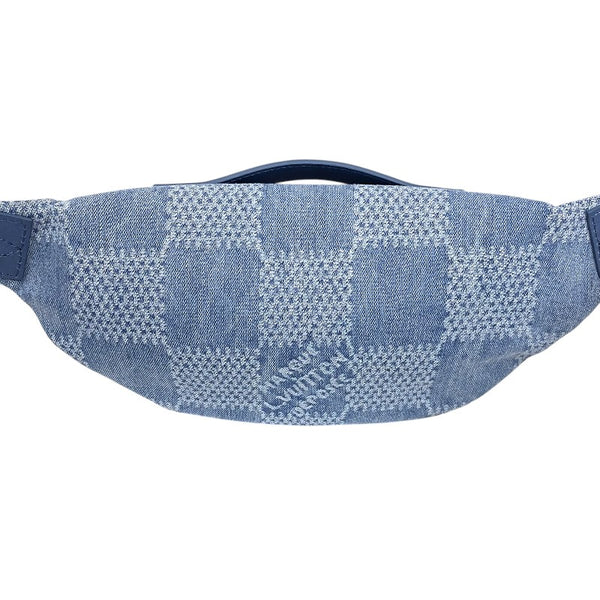 ルイ・ヴィトン LOUIS VUITTON ラッシュ・バムバッグ N00205 デニムブルー ゴールド金具 ダミエ・デニム3D ユニセックス ボディバッグ