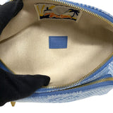 ルイ・ヴィトン LOUIS VUITTON ラッシュ・バムバッグ N00205 デニムブルー ゴールド金具 ダミエ・デニム3D ユニセックス ボディバッグ