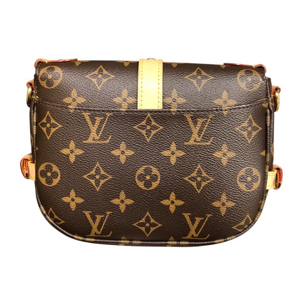 ルイ・ヴィトン LOUIS VUITTON ソミュールBB M46740 ブラウン モノグラム レディース ショルダーバッグ