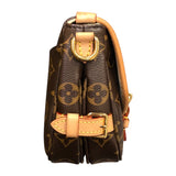 ルイ・ヴィトン LOUIS VUITTON ソミュールBB M46740 ブラウン モノグラム レディース ショルダーバッグ