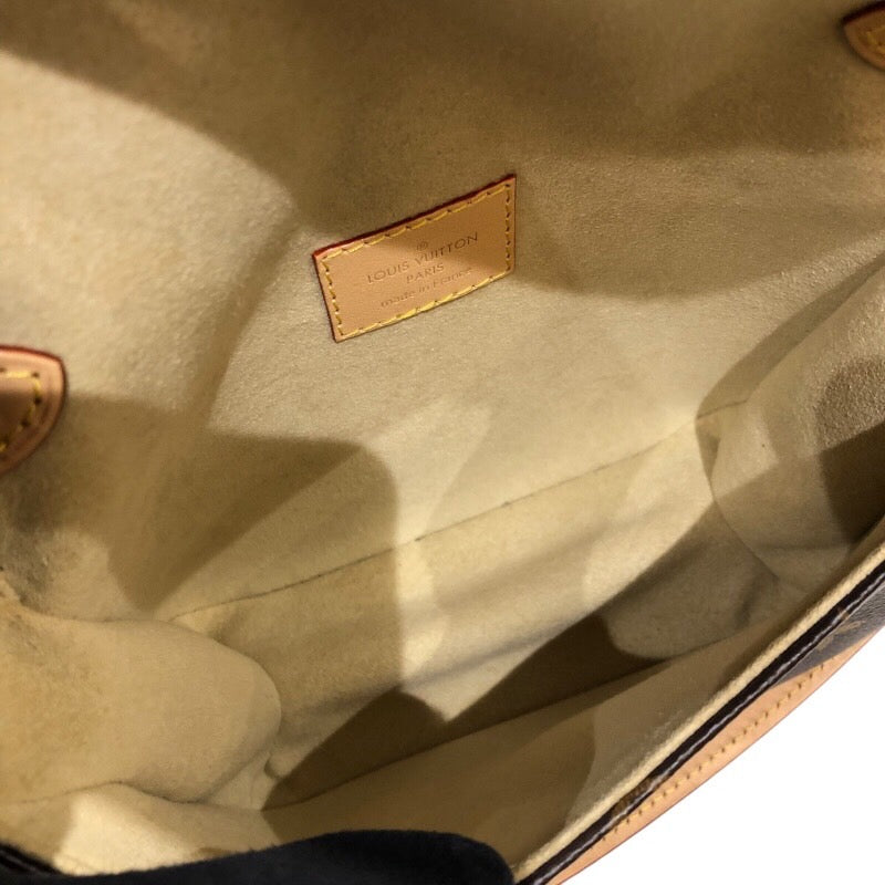 ルイ・ヴィトン LOUIS VUITTON ソミュールBB M46740 ブラウン モノグラム レディース ショルダーバッグ