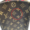 ルイ・ヴィトン LOUIS VUITTON オンザゴーMM M45321 ブラウン モノグラムジャイアントリバース レディース トートバッグ