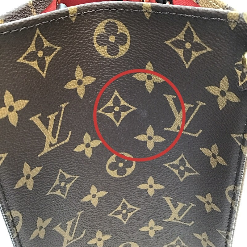 ルイ・ヴィトン LOUIS VUITTON オンザゴーMM M45321 ブラウン モノグラムジャイアントリバース レディース トートバッグ