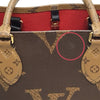 ルイ・ヴィトン LOUIS VUITTON オンザゴーMM M45321 ブラウン モノグラムジャイアントリバース レディース トートバッグ