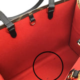 ルイ・ヴィトン LOUIS VUITTON オンザゴーMM M45321 ブラウン モノグラムジャイアントリバース レディース トートバッグ