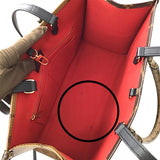ルイ・ヴィトン LOUIS VUITTON オンザゴーMM M45321 ブラウン モノグラムジャイアントリバース レディース トートバッグ