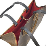 ルイ・ヴィトン LOUIS VUITTON オンザゴーMM M45321 ブラウン モノグラムジャイアントリバース レディース トートバッグ