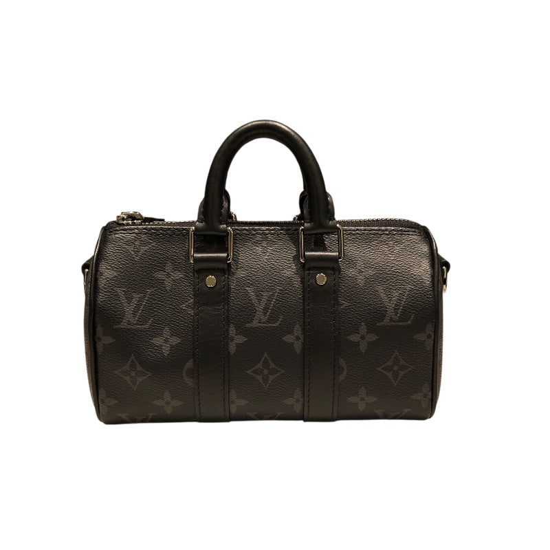 ルイ・ヴィトン LOUIS VUITTON キーポルXS ブラック PVC メンズ ショルダーバッグ