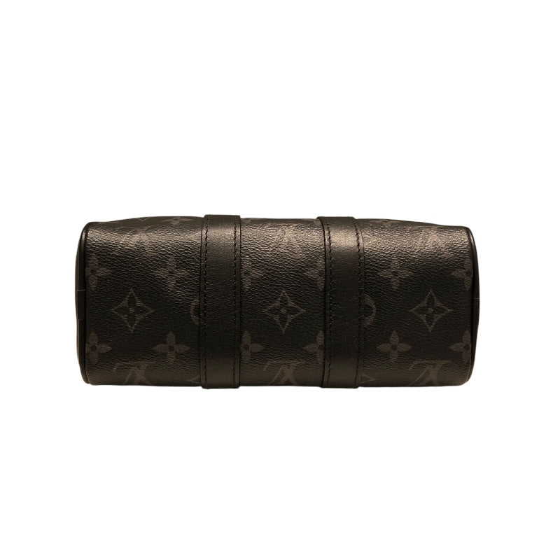 ルイ・ヴィトン LOUIS VUITTON キーポルXS ブラック PVC メンズ