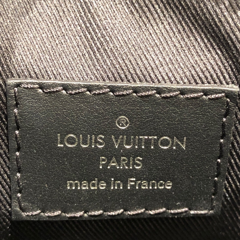 ルイ・ヴィトン LOUIS VUITTON キーポルXS ブラック PVC メンズ ショルダーバッグ