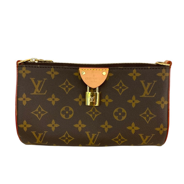 ルイ・ヴィトン LOUIS VUITTON ポシェット・ティレット MINI M12859 ブラウン モノグラムキャンバス レディース ショルダーバッグ
