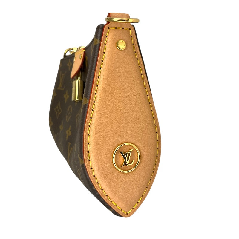 ルイ・ヴィトン LOUIS VUITTON ポシェット・ティレット MINI M12859 ブラウン モノグラムキャンバス レディース ショルダーバッグ