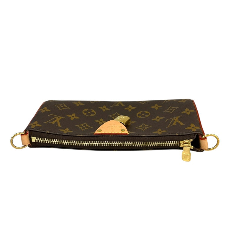 ルイ・ヴィトン LOUIS VUITTON ポシェット・ティレット MINI M12859 ブラウン モノグラムキャンバス レディース ショルダーバッグ