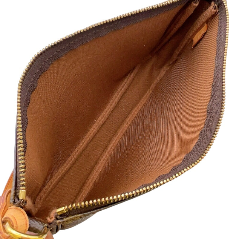 ルイ・ヴィトン LOUIS VUITTON ポシェット・アクセソワール M51980 ブラウン　ゴールド金具 モノグラムキャンパス レディース ハンドバッグ