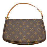 ルイ・ヴィトン LOUIS VUITTON ポシェット・アクセソワール M51980 ブラウン　ゴールド金具 モノグラムキャンパス レディース ハンドバッグ