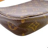 ルイ・ヴィトン LOUIS VUITTON ポシェット・アクセソワール M51980 ブラウン　ゴールド金具 モノグラムキャンパス レディース ハンドバッグ