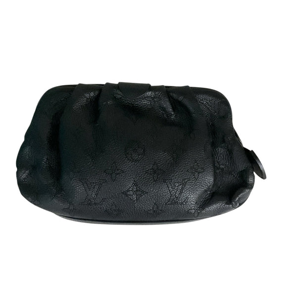 ルイ・ヴィトン LOUIS VUITTON スカラ・ミニ M80093 ブラック モノグラム・マヒナ レディース ショルダーバッグ