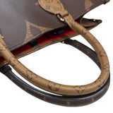 ルイ・ヴィトン LOUIS VUITTON オンザゴーMM M4532 ブラウン モノグラムジャイアント・リバース レディース ハンドバッグ