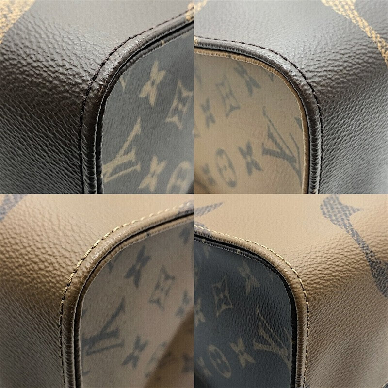ルイ・ヴィトン LOUIS VUITTON オンザゴーGM M45320 ブラウン モノグラム・ジャイアントリバース ユニセックス トートバッグ