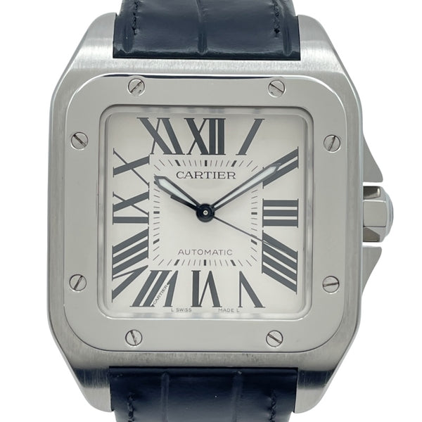 カルティエ Cartier サントス 100 LM サントス誕生100周年記念限定モデル W20073X8 シルバー メンズ 腕時計