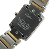 カルティエ Cartier タンクフランセーズSM W51007Q4 アイボリー K18YG/SS クオーツ レディース 腕時計