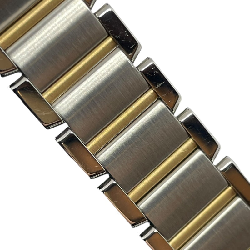カルティエ Cartier タンクフランセーズSM W51007Q4 アイボリー K18YG/SS クオーツ レディース 腕時計