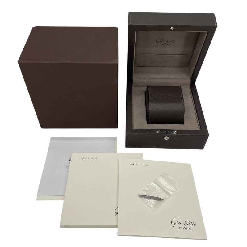 グラスフュッテ・オリジナル GLASHUTTE ORIGINAL セネタ・コスモポリト 1-89-02-05-02-70 ブルー SS メンズ 腕時計