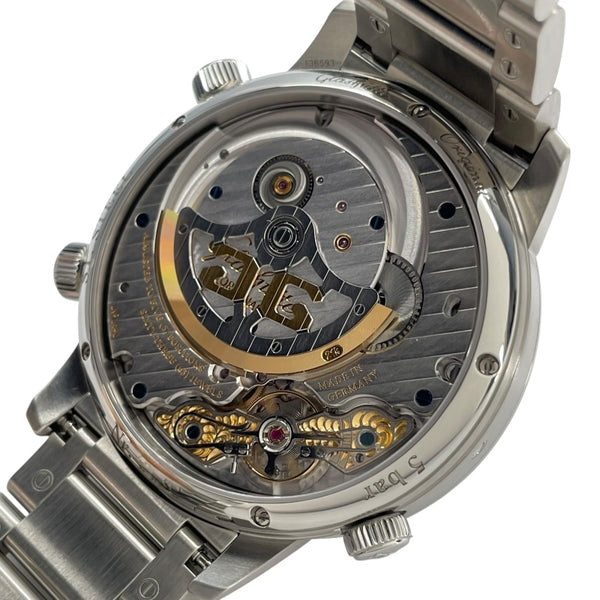 グラスフュッテ・オリジナル GLASHUTTE ORIGINAL セネタ・コスモポリト 1-89-02-05-02-70 ブルー SS メンズ 腕時計