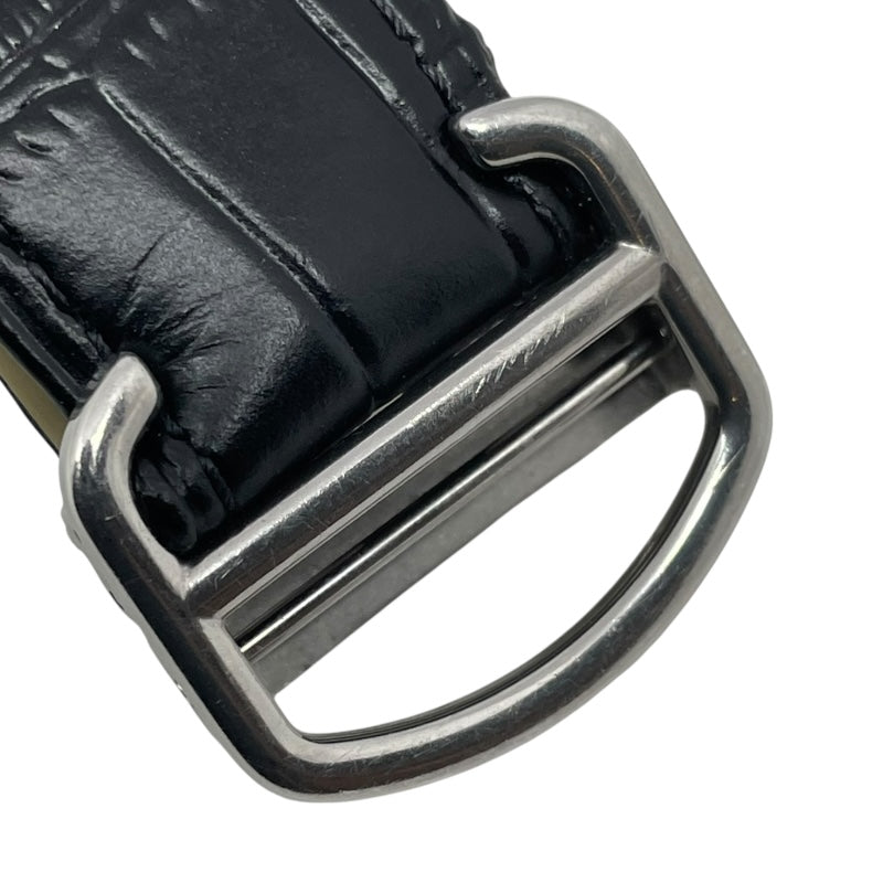 カルティエ Cartier タンクMC クロノグラフ W5330007 ホワイト SS/革ベルト（社外品） 自動巻き メンズ 腕時計