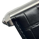 カルティエ Cartier タンクMC クロノグラフ W5330007 ホワイト SS/革ベルト（社外品） 自動巻き メンズ 腕時計