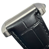 カルティエ Cartier タンクMC クロノグラフ W5330007 ホワイト SS/革ベルト（社外品） 自動巻き メンズ 腕時計