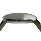 カルティエ Cartier タンクMC クロノグラフ W5330007 ホワイト SS/革ベルト（社外品） 自動巻き メンズ 腕時計
