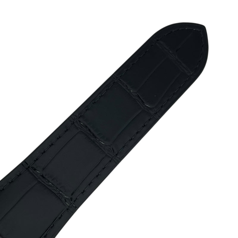 カルティエ Cartier タンクMC クロノグラフ W5330007 ホワイト SS/革ベルト（社外品） 自動巻き メンズ 腕時計